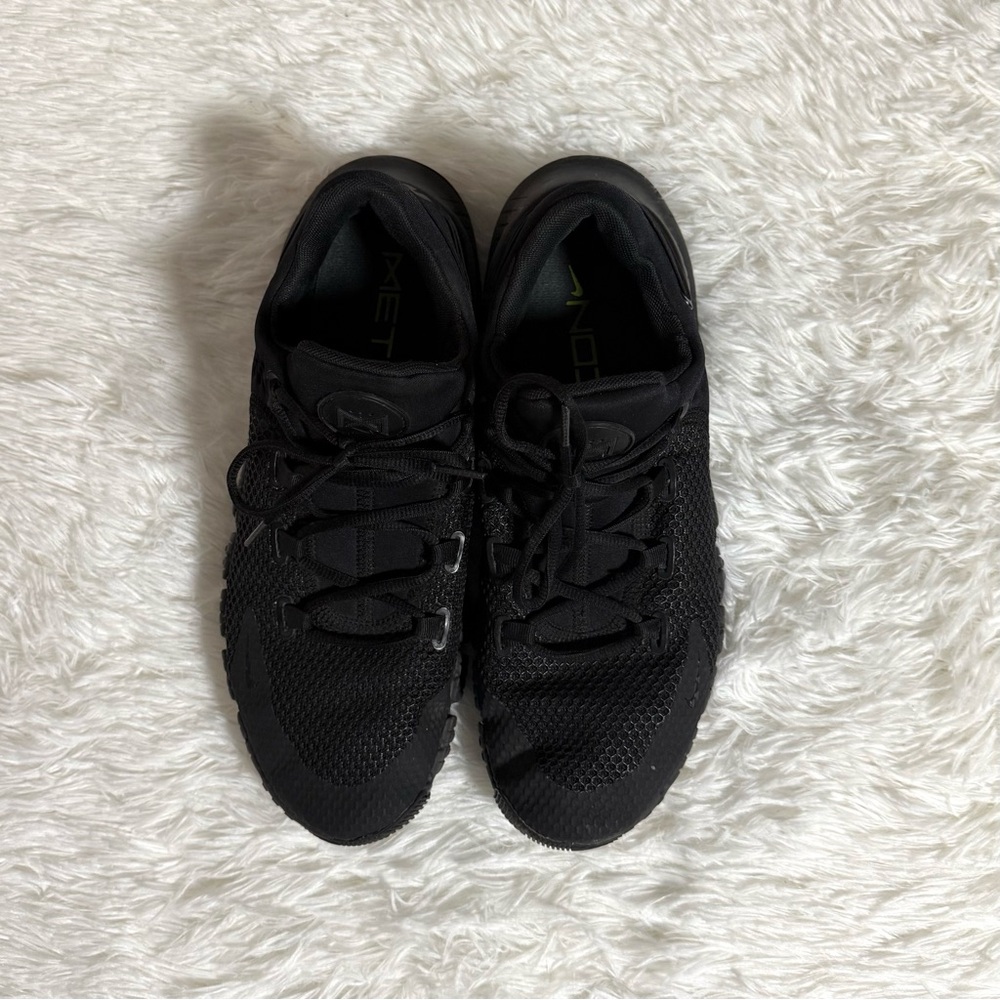 All Black Nike Metcon 4 Sneakers Men’s Size 11 - Picture 5 of 7